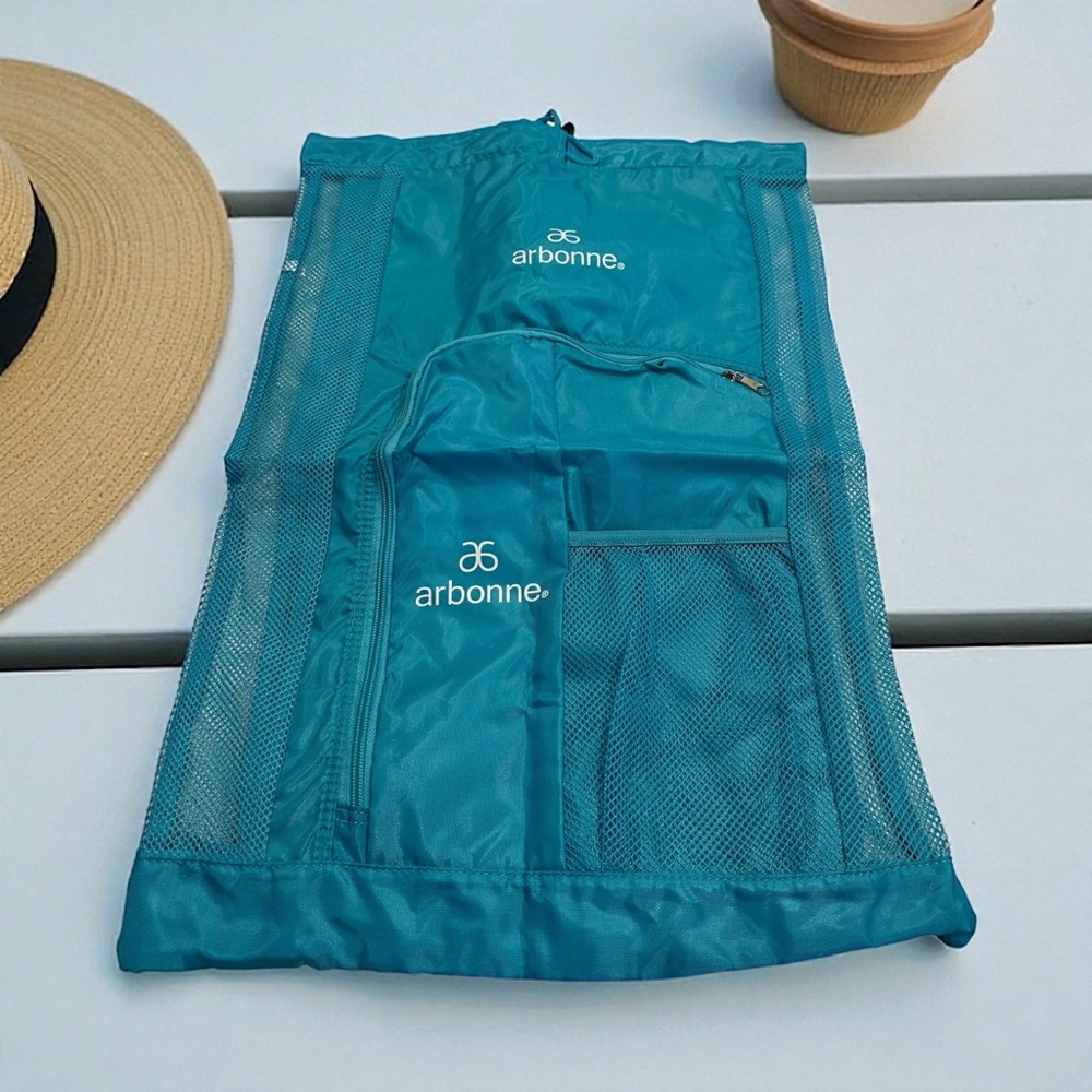 Arbonne Teal Travel Pouch